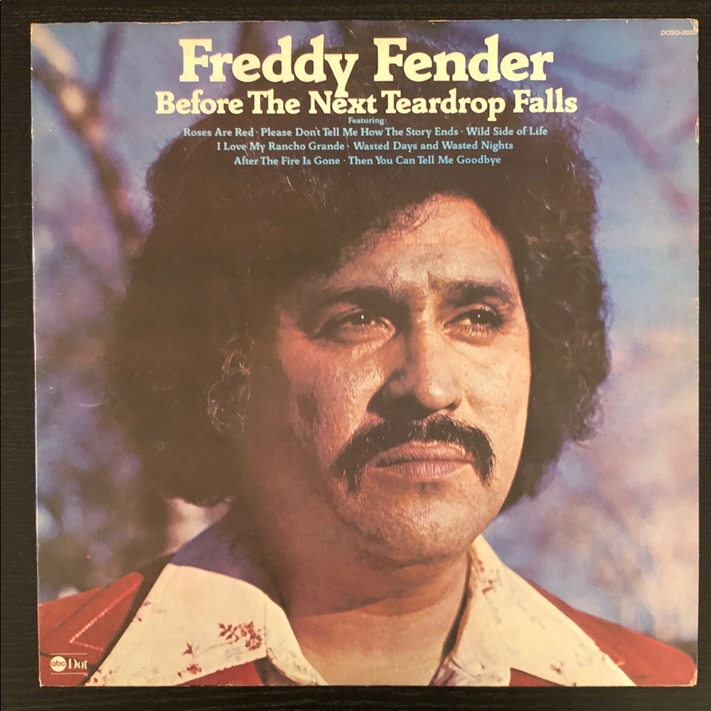 Freddy Fender Vinyl Lp Record Album Before The Next Teardrop Falls ‘74